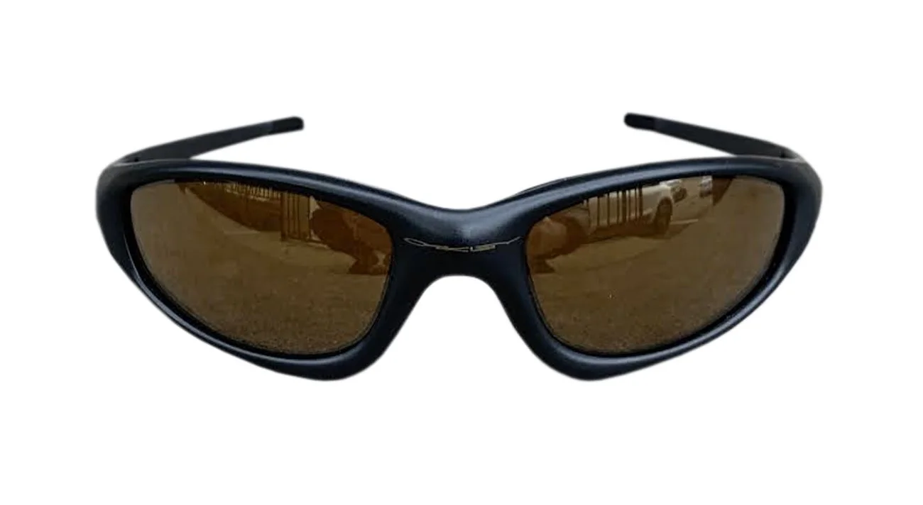 Oakley straight jacket 旧型 ブラック ブラウンレンズ Oakley Men's Sunglasses Frame Only Straight Jacket 2.0 Matte Root